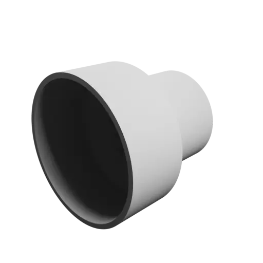 fichier STL Raccord de tube ⌀ 114-79 mm (Longueur : 111 mm)