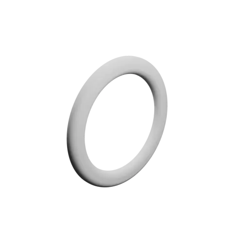 Washer / Flat Gasket STL 3D file ⌀ID: 60 mm ⌀OD: 80 mm thickness: 5 mm + fillets