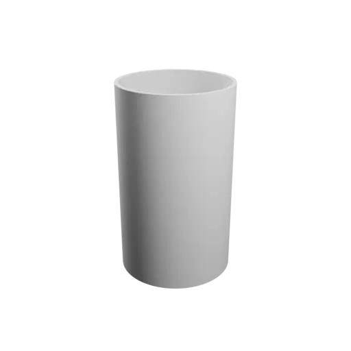 Round box with lid STL 3D file ⌀ 64 mm - Height: 115 mm, Shell: 2 mm