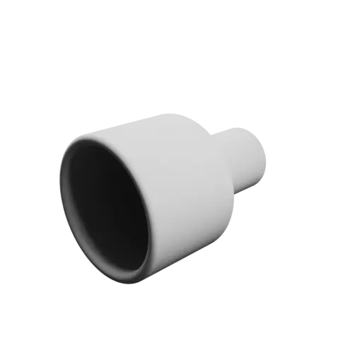Tubing adapter STL file ⌀ 42–21 mm (Length: 60 mm)