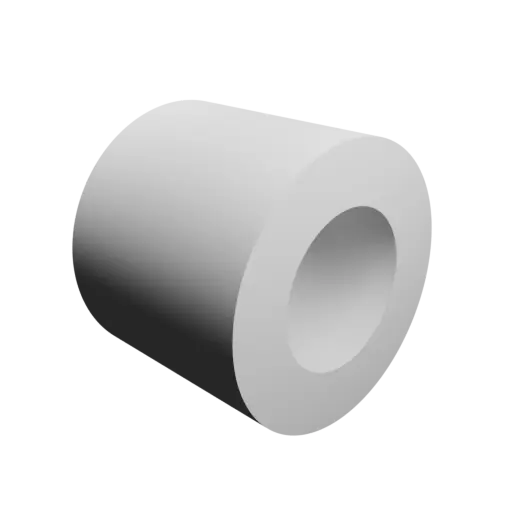 Modèle 3D Fichier STL tube Ø&nbsp;ext. 11&nbsp;mm, Ø&nbsp;int. 6.2&nbsp;mm, longueur 9&nbsp;mm