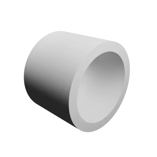 fichier STL tube cylindrique Ø ext. 12 mm, Ø int. 9.5 mm, longueur 9 mm
