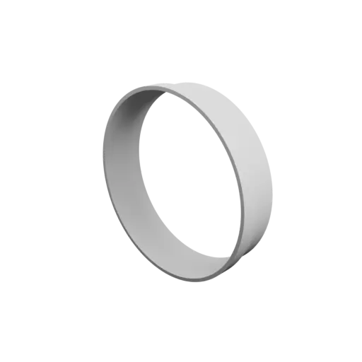 Tube adapter STL file ⌀ 104–100 mm (Length: 24 mm)