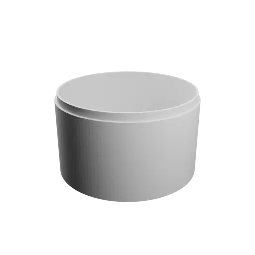 fichier STL Boîte ronde avec couvercle ⌀ 97 mm - Hauteur: 60 mm, Coque: 3 mm