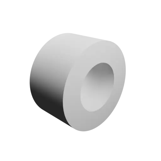 modèle 3D STL tube cylindrique Ø ext. 46 mm, Ø int. 25 mm, longueur 25 mm