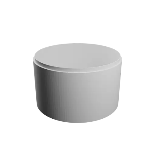 fichier STL Boîte ronde avec couvercle ⌀ 130 mm - Hauteur: 80 mm, Coque: 3 mm