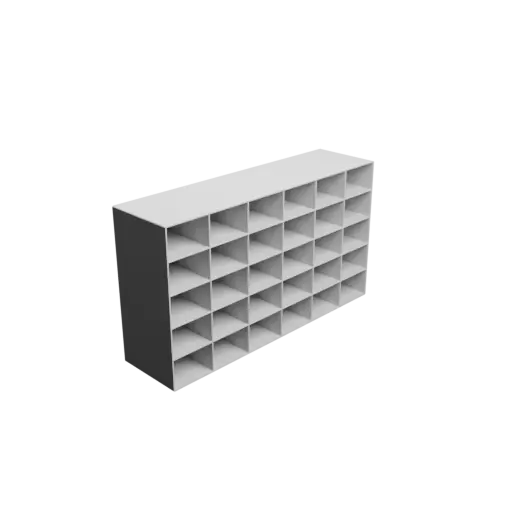 fichier 3D STL Casier de rangement 30 tiroirs 60×40×100 mm, épaisseur: 2 mm