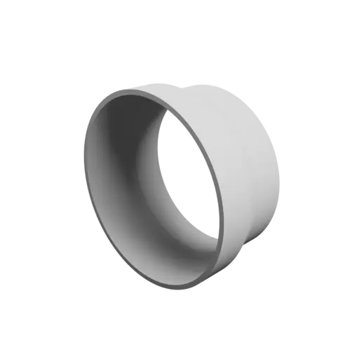 Tubing adapter STL 3D file ⌀ 116–104 mm (Length: 55 mm)