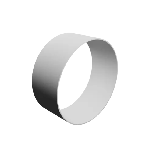 Modèle 3D Modèle 3D STL tube cylindrique Ø&nbsp;ext. 165&nbsp;mm, Ø&nbsp;int. 161.5&nbsp;mm, longueur 70&nbsp;mm