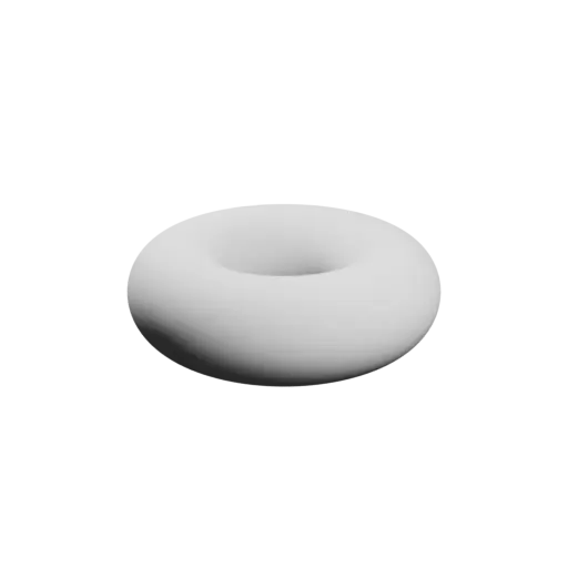 O-ring STL file ID 6 × CS 5 mm
