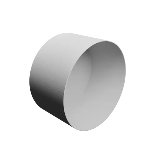 fichier 3D STL bol / pot Øint. base: 140 mm, Øint. haut: 140 mm, hauteur int.: 80 mm, épaisseur: 1 mm