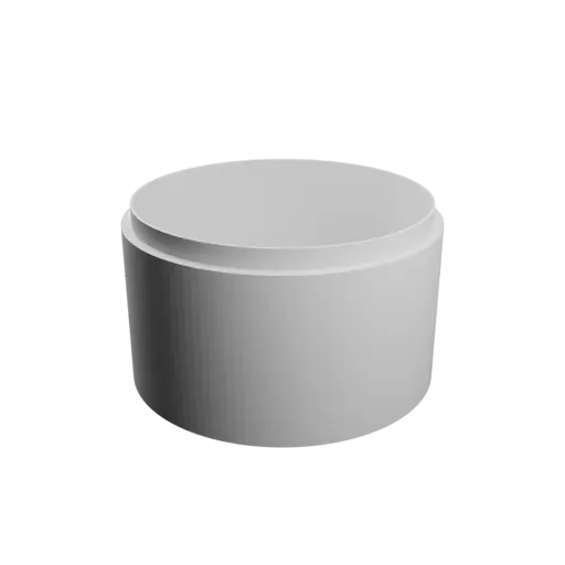 fichier 3D STL Boîte ronde avec couvercle ⌀ 80 mm - Hauteur: 50 mm, Coque: 3 mm