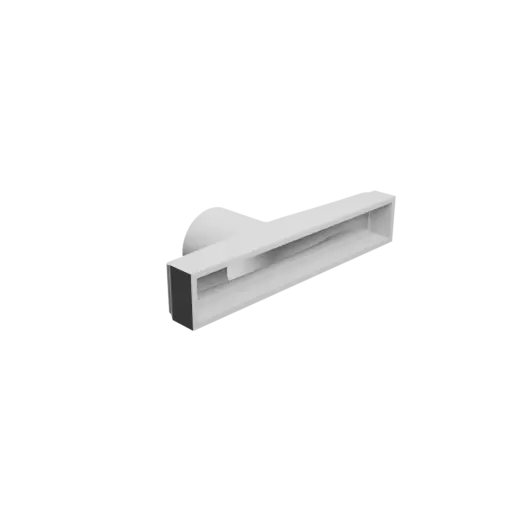 fichier 3D STL Adaptateur de tube rond ⌀30 mm vers rectangulaire 100×15 mm, épaisseur 2 mm + décalage