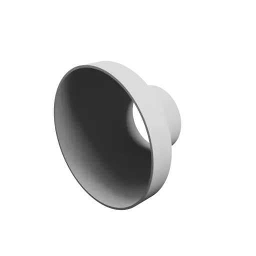 Tube adapter STL file ⌀ 120–61 mm (Length: 70 mm)
