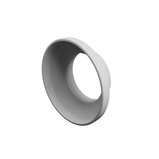 Tubing adapter STL file ⌀ 80–52 mm (Length: 28 mm)