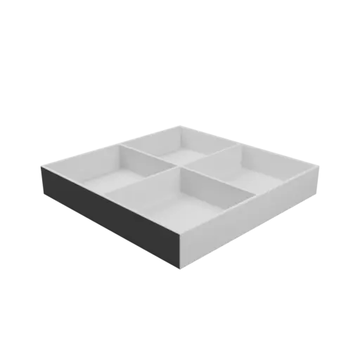 fichier STL Boîte multi-compartiments : 4 compartiments de 100×100×30 mm