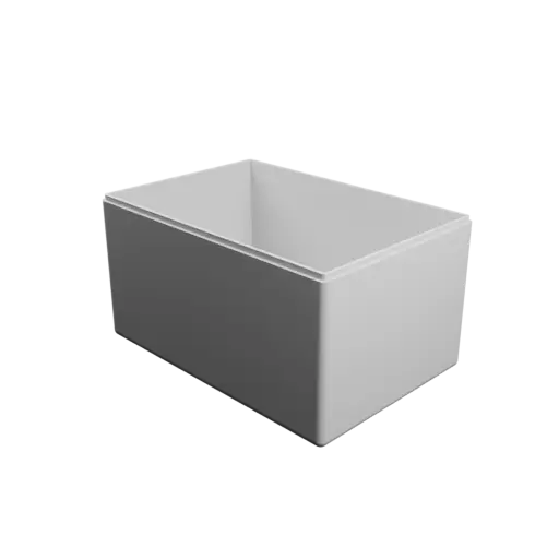 fichier STL boîte à base rectangulaire avec couvercle - 220×150×120 mm, paroi 4 mm