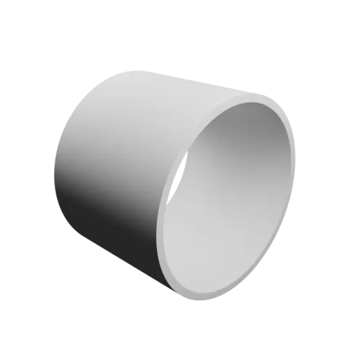 fichier 3D STL tube cylindrique Ø ext. 40 mm, Ø int. 37 mm, longueur 30 mm