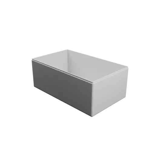 fichier STL boîte à base rectangulaire avec couvercle - 250×150×100 mm, paroi 3 mm