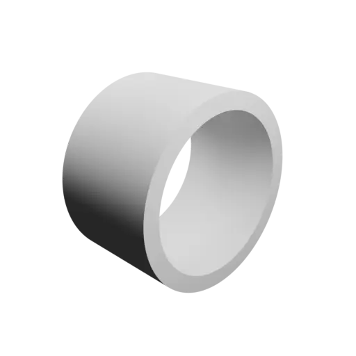 fichier 3D STL tube creux Ø ext. 20 mm, Ø int. 16.5 mm, longueur 12 mm