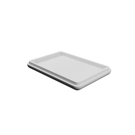 modèle 3D STL boîte rectangulaire avec couvercle - 110×76×20 mm, paroi 6 mm
