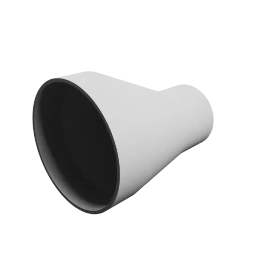 fichier STL Raccord de tuyau ⌀ 153-83 mm (Longueur : 170 mm)
