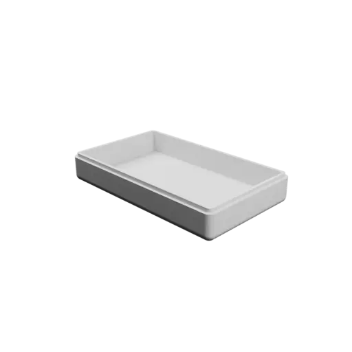 fichier STL boîte à base rectangulaire avec couvercle - 200×120×40 mm, paroi 6 mm