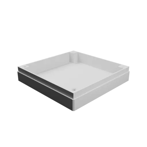 fichier 3D STL Boîtier avec couvercle vissé : 80×80×20 mm
