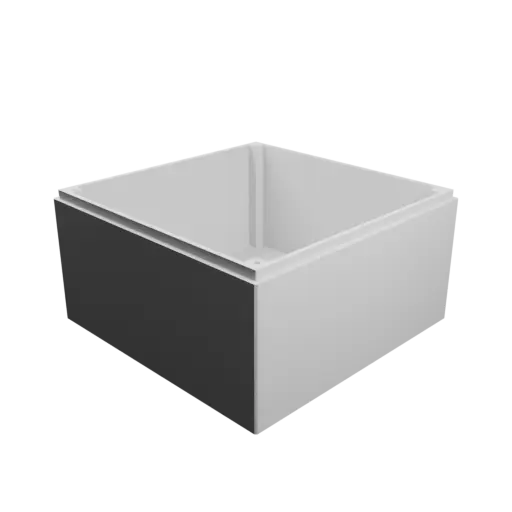 fichier 3D STL Boîtier avec couvercle vissé : 160×160×90 mm (avec aération sur le couvercle)