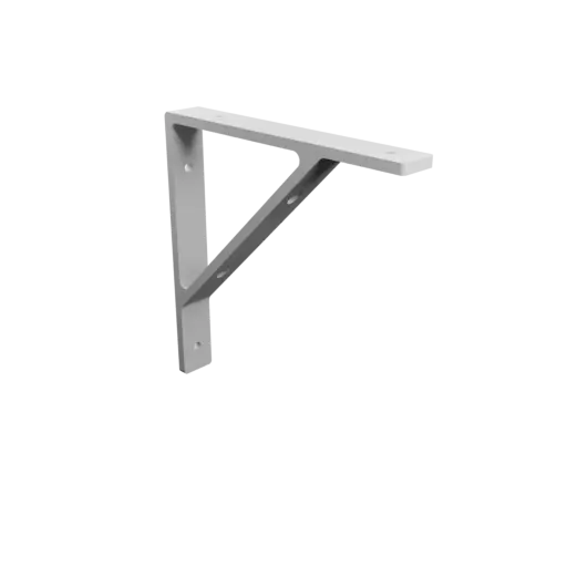 fichier 3D STL Équerre 150×150 mm, Épaisseur 5 mm, Diamètre orifice 5 mm