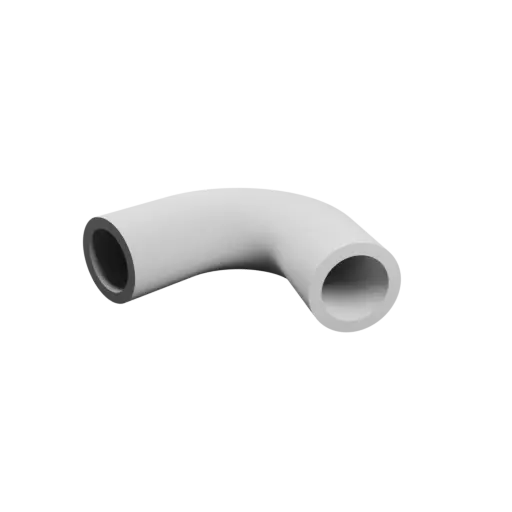 Pipe elbow STL file 120° ⌀OD: 45 mm ⌀ID: 33 mm thickness: 6 mm