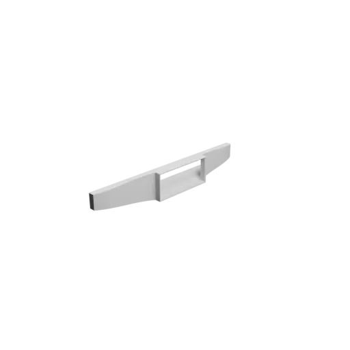 fichier STL Adaptateur de tuyau rectangulaire 300x21mm vers 100x42mm - transition: 20mm
