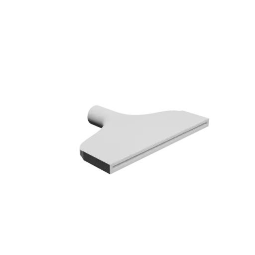 Round-to-Rectangular Tube Adapter STL file ⌀32.5 mm to 200×5 mm, thickness 4 mm