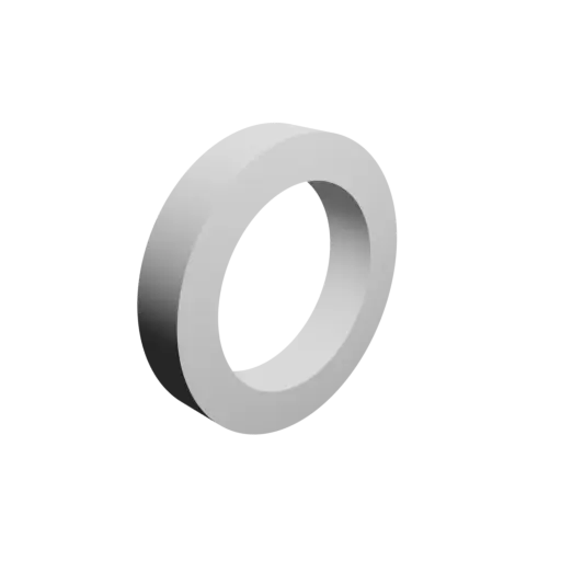 modèle 3D STL tube Ø ext. 37 mm, Ø int. 26 mm, longueur 7 mm