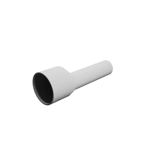 Tubing adapter STL 3D file ⌀ 55–30 mm (Length: 150 mm)