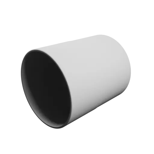 fichier STL Adaptateur de tube ⌀ 125-124 mm (Longueur : 144 mm)