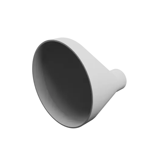 Tube adapter STL file ⌀ 200–50 mm (Length: 120 mm)