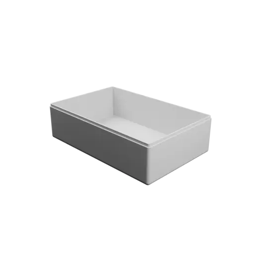 fichier STL boîte rectangulaire avec couvercle - 200×130×60 mm, paroi 3 mm