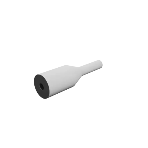 Tube adapter STL 3D file ⌀ 14–6 mm (Length: 50 mm)