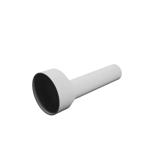 3D Model Tube adapter STL file ⌀&nbsp;79–36&nbsp;mm (Length: 176&nbsp;mm)