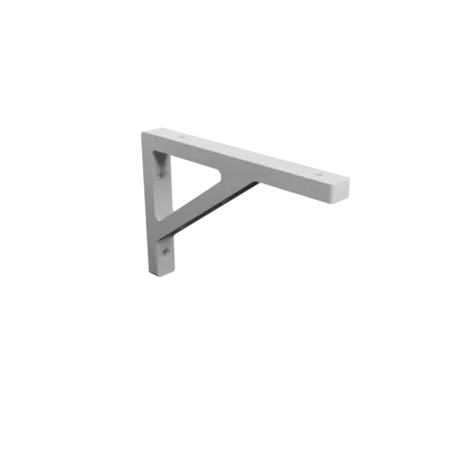 Corner bracket 150×100 mm STL 3D file, thickness 10 mm, hole diameter 5 mm