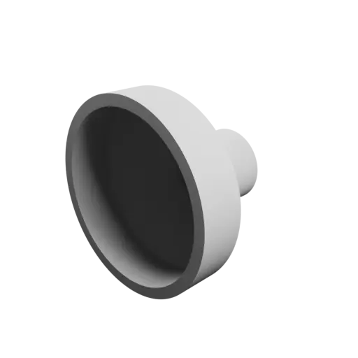 Tubing adapter STL file ⌀ 51–20 mm (Length: 36 mm)