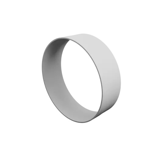 Tubing adapter STL file ⌀ 161–160 mm (Length: 50 mm)