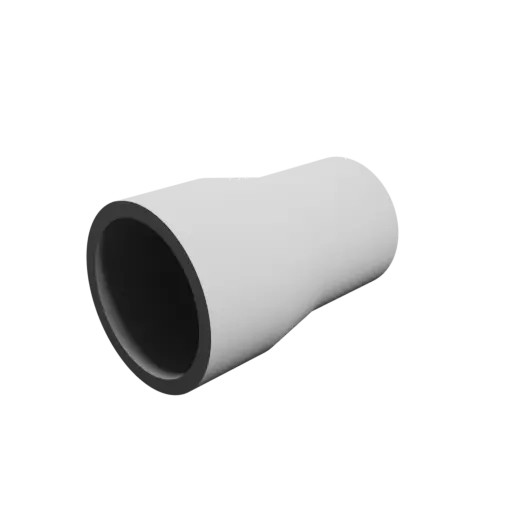 Tube adapter STL file ⌀ 48–40 mm (Length: 75 mm)