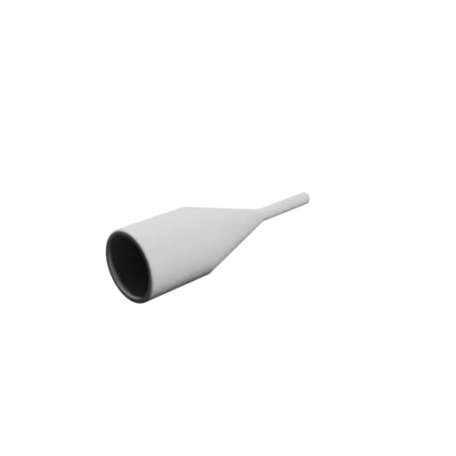 Tube adapter STL file ⌀ 36–7 mm (Length: 130 mm)