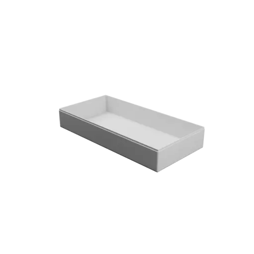 rectangular-base box with lid STL 3D model – 300×146×50 mm, wall thickness 2 mm