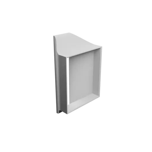 fichier 3D STL Adaptateur de tuyau rectangulaire 60x284.4mm vers 161.9x191mm - transition: 50mm