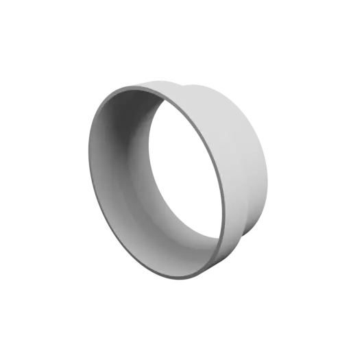 Tube adapter STL file ⌀ 154–137 mm (Length: 60 mm)