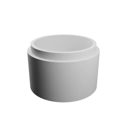 Round box with lid STL file ⌀ 53 mm - Height: 39 mm, Shell: 5 mm