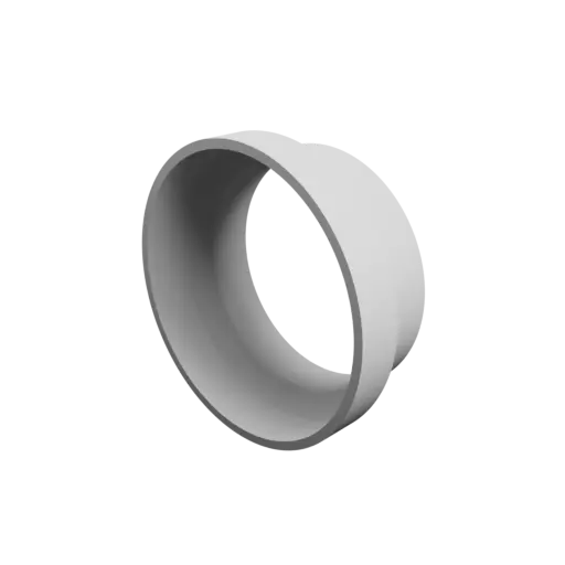 Tubing adapter STL 3D file ⌀ 64–54 mm (Length: 25 mm)